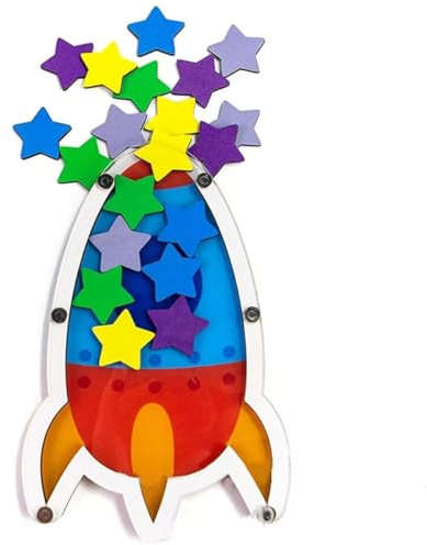 Namvo Pot de récompense avec étoiles Pot d'incitation pour Le comportement Système de récompense de Pot d'étoile Tableau de récompense de Pot de Collecte d'étoiles pour l'apprentissage de la Prop