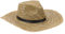 CALLARON Chapeau De Plage À Large Bord pour Homme Chapeau en Paille Tissée Pare-Soleil Tendance Idéal pour Les Voyages Lextérieur Et La Plage