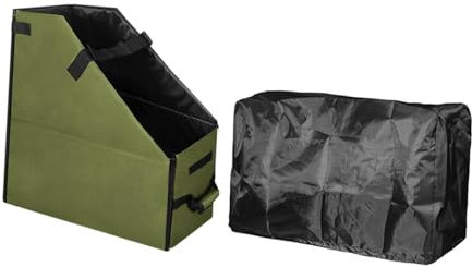 rockible Folding Bike Case, Faltrad Aufbewahrungsbox Platzsparend, Zusammenklappbare Fahrrad Aufbewahrungstasche, Folding Bike Storage Box, Fahrrad Reisetasche Faltrad Tragetasche Kofferraum, GrÜn