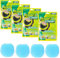 4 PCS Gel de Nettoyage pour Clavier Slime de Nettoyage Poussière Clavier - Gel de Nettoyage de Détail Nettoyant Universel pour Poussière Nettoyange Clavier Nettoie la Poussière et la Saleté (Bleu)