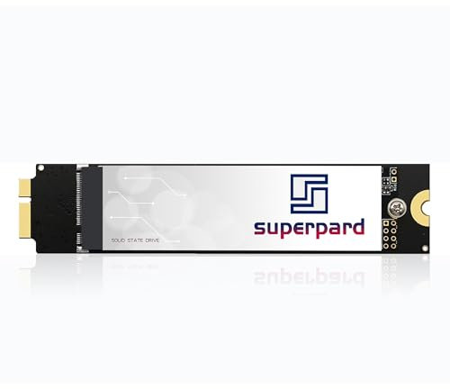 Superpard 256GB SSD Replacement for 2010 2011 MacBook Air 11 A1370 EMC 2393/2471, 13 A1369 EMC 2392/2469 (MacOS Pre-Installed)