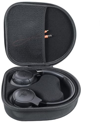 YIIWAY Custodia Rigida Case Cover Compatibile con JBL Tune 510BT 520BT 720BT 660NC 670NC 760NC 770NC / JBL Live 670NC 770NC Cuffie Wireless, Custodia Solo - Nero YC80015