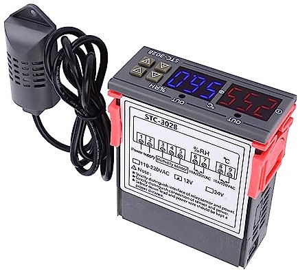 STC-3028 Digital Incubator Thermostat Temperature Controller Temperature Regulator Heat Cooling Heater 12V/24V/110-220V