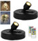 2Pack Battery Powered LED Spotlight Picture Light, Indoor Uplighting with Remote, Picture Frame Lights, Art Display Lights for Dartboard Portrait Paintings Artwork
