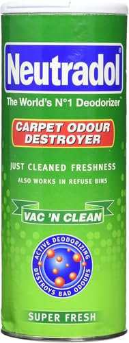 Neutradol Carpet Deodoriser & Freshener 350g - Powerful Odour Eliminator for Homes, Offices - Long-Lasting Fresh Scent, Easy to Use, Ideal for Carpets & Upholstery | SterlingSquare (SUPERFRESH)