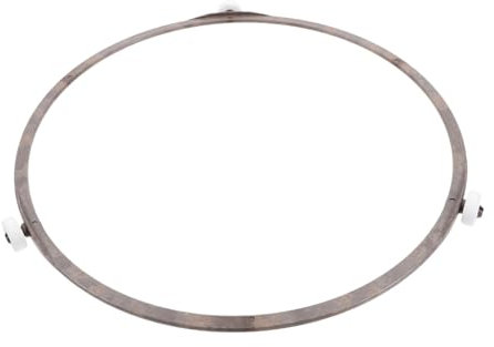LOORGVEL Drehteller Halterung für Mikrowelle Stützrollenring Langlebigem Kunststoff Kompatibel mit Glas Drehtellern für Gleichmäßiges Mikrowellenzubehör