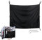 Cortinas De Ducha De Puerta Trasera De RV | Protección De Bloqueo De Luz De Sunshade Ajustable con Ganchos Magnéticos | Cortinas De Privacidad De Divisor De Automóvil Reutilizable para Acampar