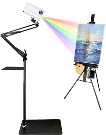 Art Projector for Tracing and Painting, Portable Smart Drawing Tool with Adjustable Size and Angle, Ideal for Artists and Hobbyists