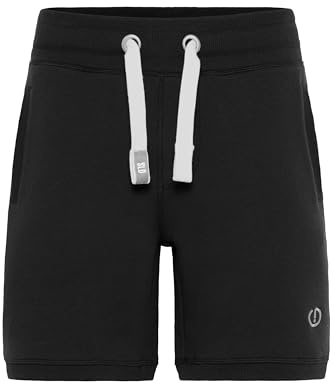 !Solid SDBenn Herren Sweatshorts Kurze Hose Shorts mit Fleece-Innenseite Kordelzug Eingrifftaschen Baumwollmischung Regular fit, Größe:S, Farbe:Black (9000)