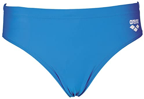 arena Slip de Bain Garçon Dynamo Jr, Slip de Plage et de Piscine, Tissu MaxFit à Séchage Rapide, Résistant au Chlore et au Sel, Protection UV UPF 50+, Partiellement Doublé à l'Avant