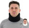 Solace Bracing Perfect Fit Neck Support (2 Colours) - British Made & NHS Supplied Stabilising Neck Collar - #1 Cervical Neck Brace for Pain & Pressure Relief Day or Night - Black, Size 1 (17 x 2.5)