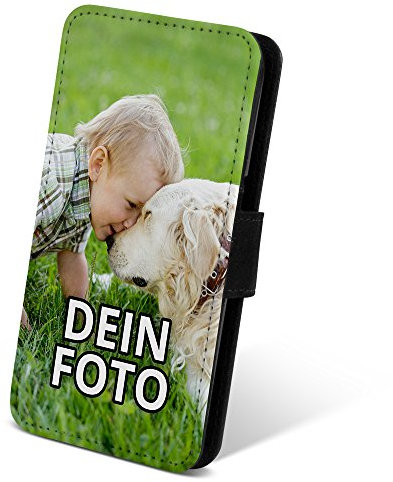 PhotoFancy ® – Samsung Galaxy S7 Handyhülle mit eigenem Foto Bedrucken – Smartphone Case als personalisierte Schutzhülle mit bedruckten Seiten (Flipcase)