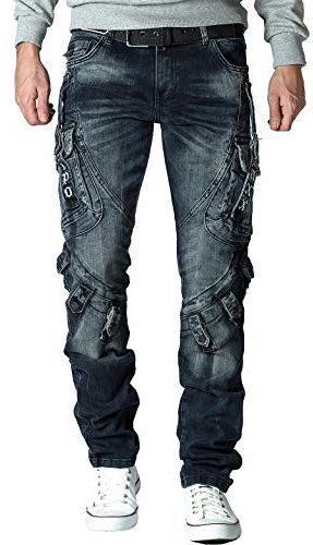 Cipo & Baxx Herren Jeans CD440-bans Blau W31/L32