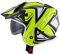 Kappa CASCO MOTO JET KV45 GEMINI NERO GIALLO BIANCO OPACO VISIERA INTERNA TG XL