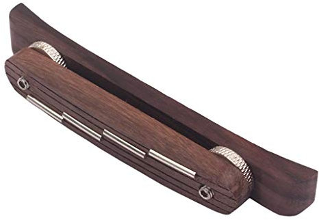 Inzopo Archtop Mandolinen-Steg für Gitarre, Bass, Mandoline, verstellbar, 103 mm