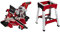 Einhell Scie à onglet radiale TE-SM 216 Dual (puissance de 1 800 W, blocage d’arbre « Spindle-Lock », vendue avec lame aux carbures de tungstène) VERSION KIT avec Piètement Universel