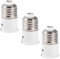 E27 to B22 Lamp Socket, Edison ES to Bayonet BC Adapter Socket Converter, E27 to B22 Socket Adapter, LED Lamp Socket Adaptor Convertor, 0-250V, 2A Lamp Socket Converter,3 Pack