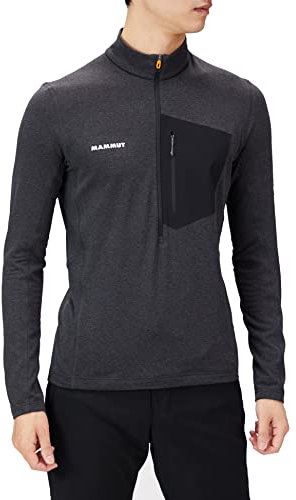 Mammut Aenergy Light Midlayer Half-Zip Pullover Herren grau/schwarz