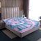 Tie Dye Spannbettlaken 90x200 für Mädchen Erwachsene Frauen Boho Spiral Bettwäsche Bohemian Hippie Spannbettlaken Blau Rosa Pastell Exotische Bettwäsche Dekor