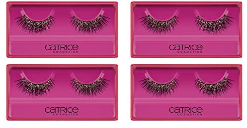 Catrice Lash Obsessed 3D False Lashes, künstliche Wimpern, Nr. C03, Schwarz, langanhaltend, sofortiges Ergebnis, vegan, ohne Mikroplastikpartikel, Nanopartikel frei, ohne Parfüm, 4er Pack (4x1pair)