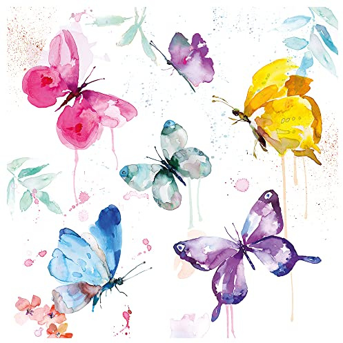 Serviette Colorful Butterfly 20 Stück