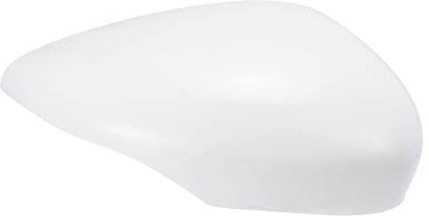 X AUTOHAUX White Right Side Car Side Door Wing Mirror Cover Rear View Mirror Cap for Ford Fiesta MK7 2008 2009 2010 2011 2012 2013 2014 2015 2016 2017 for Models with Signal Lamp