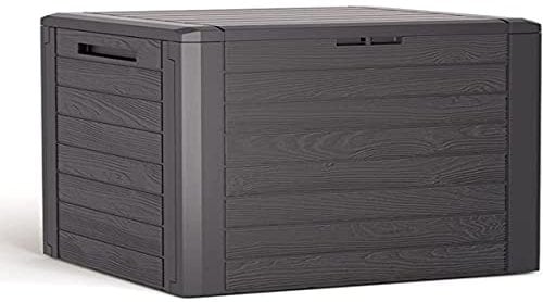 Baúl de jardín WOODEBOX 140L., dimensiones (mm) 585x460x550, color Ocre oscuro