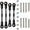 HobbyMarking 1/10 RC Car Adjustable Steering Turnbuckle Rod Linkage Set for Tamiya TT-02B Hop-up Upgrade Parts