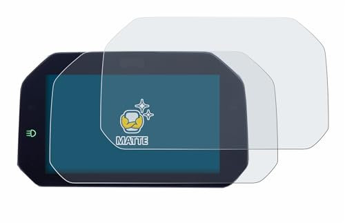 BROTECT Entspiegelungs-Schutzfolie für BMW R 1250 GS Connectivity TFT 6.5 (2 Stück) Matte Displayschutz-Folie, Anti-Reflex, Anti-Fingerprint