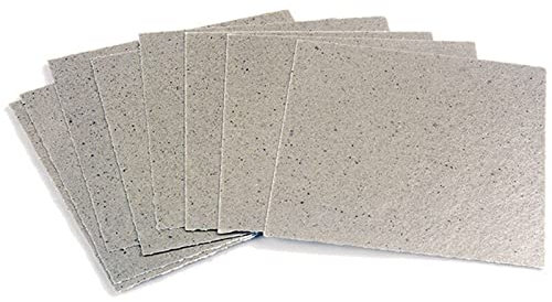 Accesorios 50 Uds cubierta de guía de ondas hojas de placas de Mica pieza de reparación de horno microondas 13x13cm para uso Universal en horno microondas
