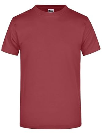 James & Nicholson Round-T Heavy (180g/m²) Wine, Gr. L