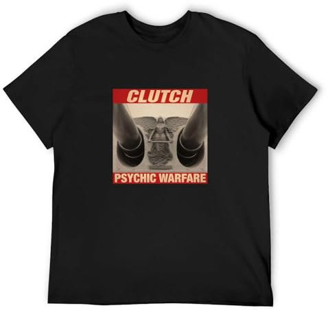 Clutch Psychic Warfare T-Shirt Stoner Alternative Metal Monster Magnet Mens T-Shirt Black S