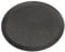 Argon Tableware Black Oval Tray - 68.5 x 56cm - Pack of 1 - Reusable Rubberized Surface Non Slip Serving Tray for Serving Food, Drinks at Parties, Bars, Restaurants and Home