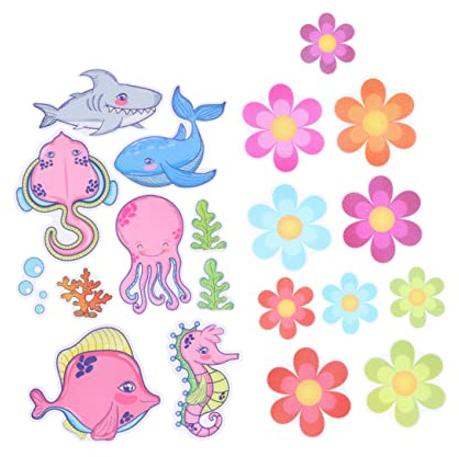 Ciieeo 20 Pièces Autocollants Antidérapants pour Salle De Bain Stickers Décoratifs Baignoire Imperméable Appliques De Baignoire Anti Stickers Autocollants Imperméables PU Appliqué