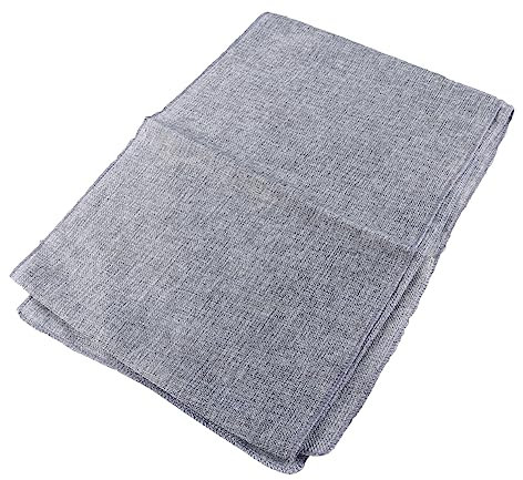 TOPBATHY Jute Tischläufer Natürliche Tischdeko Leinenoptik Tischdecke Rustikales Esszimmer-Design Leicht Zu Reinigen Lagern