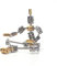 YSFHYAN Filmische Animationspuppe aus Edelstahl,Metallpuppenfigur zur Charakterdesignerstellung,Mehrere Stile,Einfach zu Montieren,Geeignet füR Animationsstudios,Zeitraffer-Fotografie(Size:16CM)