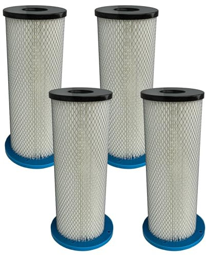 vhbw 4X Staubsaugerfilter kompatibel mit Husqvarna S26, S13, S36 Staubsauger - HEPA-Filter Blau Weiß