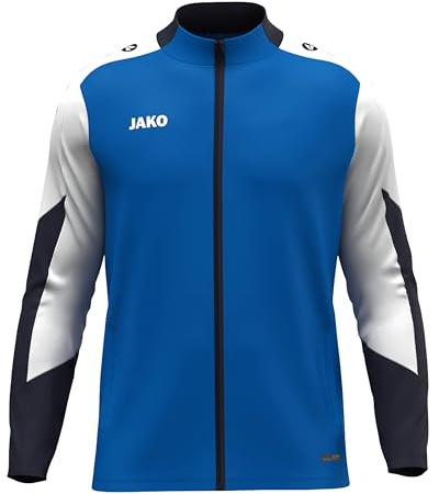 JAKO Unisex Polyesterjacke Dynamic, royal/weiß/marine, S