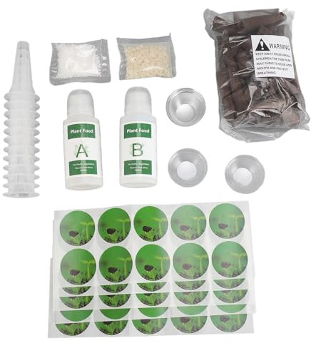 Buachois Alimenti Per Piante Idroponiche, 100 ML Nutrienti Alimentari Vegetali Basare A e B, Nutrienti Idroponici Impostati, Fertilizzante Liquido per Tutti Gli Scopi