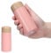 Risipu Small Water Bottle 150ml with Straw – Mini Thermos Flask for Hot and Cold Drinks, One-Hand Open, Leak-Proof Lid, Stainless Steel, Portable for Coffee, Milk, Juice (B-Pink)