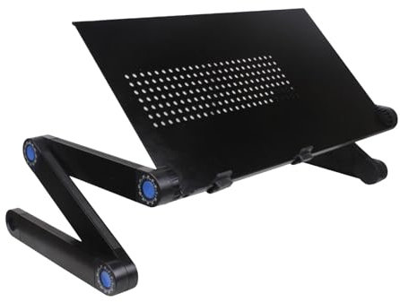 Lightweight Bed Desk Tray, Foldable Bed Table with Anti-Slip Design, Portable Laptop Stand with Pad, for Home, Offices, Writing, Sofa, Couch, Floor