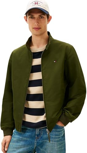 Tommy Hilfiger Veste Coupe-Vent Homme Harrington Déperlante