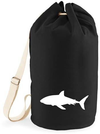 Huuraa Seesack Hai Silhouette Geschenk