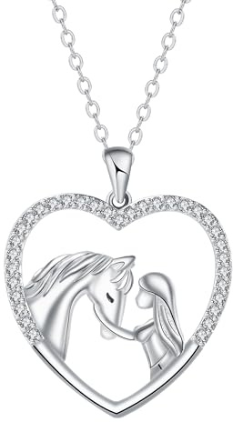 BerriBling kette Damen Sterling Silber 925 mit Tiermotiv | Halskette Romantisch Meeresthema Schmuck für Frauen Geschenk | Verstellbar (45+5cm)