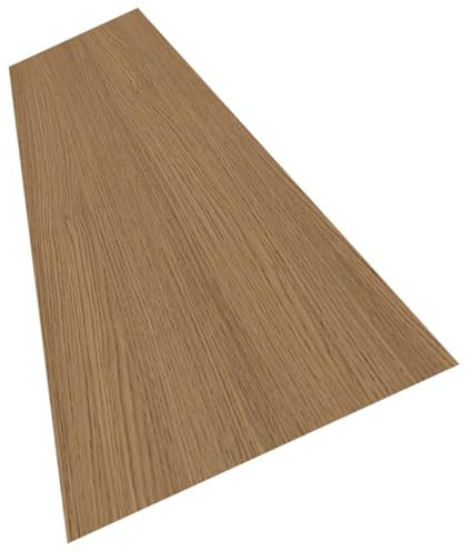 Baluue PVC Peel and Stick Floor Tiles Wood Grain Vinyl Flooring Planks Self-adhesive Decorative Stickers for Bedroom Kitchen Bathroom Easy Installation and Maintenance