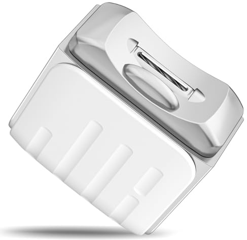 Coupe ongles Électrique Automatique, 2 en 1 coupe-ongles automatique et broyeuse de polissage, tondeuse d'ongles automatique, Electrique Ongle à 2 Vitesses avec Lumière LED (Blanc B)