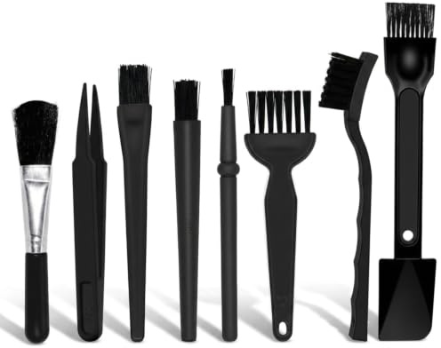 Keyboard Cleaner Kit: 8 Pcs Anti Static Cleaning Brush Set – ESD Safe Nylon Brushes for Laptop, PC & Keyboard Cleaning