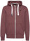 Solid SDBennZip Herren Sweatjacke Kapuzenjacke Hoodie mit Kapuze Reißverschluss Kordelzug Label-Details Baumwollmischung Regular fit, Größe:L, Farbe:Wine Red Melange (8985)