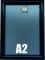 Warenfux24 (DIN A2) Aluminium Klapprahmen schwarz, Plakatrahmen, Wechselrahmen