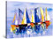 Startonight Impression Sur Toile Oeil de Tigre et Animaux Étoilés - Tableau Abstrait - Decoration Murale Salon Moderne - Image sur Toile - Grande 80 x 120 cm Idée Cadeau Élégante et Originale
